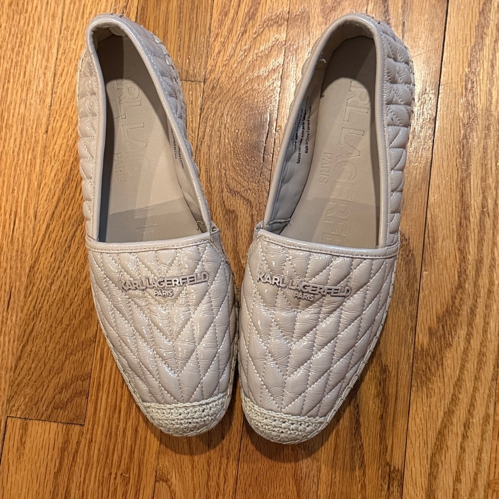 KARL LAGERFELD PARIS
Women's Desta Slip-On Espadrille Platform Flats